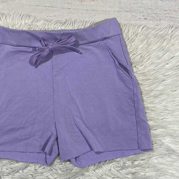Majestic Filatures Deluxe Purple Drawstring Jersey Shorts - Picture 4 of 9
